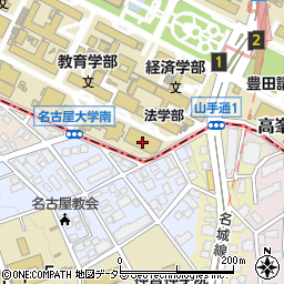 愛知県名古屋市千種区八雲町周辺の地図