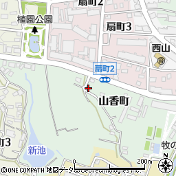 愛知県名古屋市名東区山香町302周辺の地図