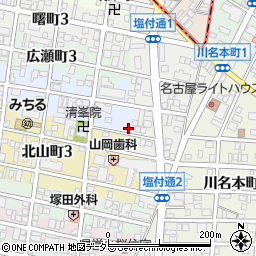 愛知県名古屋市昭和区雪見町3丁目20周辺の地図