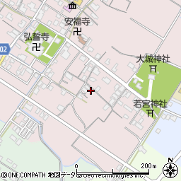 滋賀県東近江市五個荘金堂町191周辺の地図