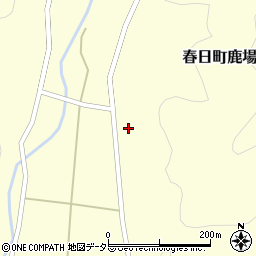 兵庫県丹波市春日町鹿場498周辺の地図