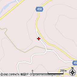 岡山県津山市奥津川378周辺の地図