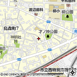 愛知県名古屋市中村区烏森町8丁目1021周辺の地図
