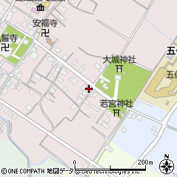 滋賀県東近江市五個荘金堂町202周辺の地図