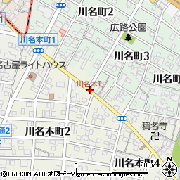 川名本町周辺の地図