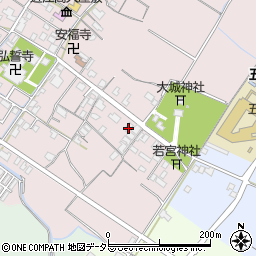 滋賀県東近江市五個荘金堂町203周辺の地図