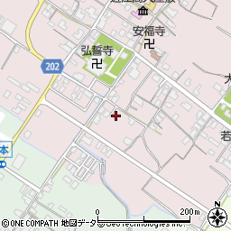 滋賀県東近江市五個荘金堂町549-2周辺の地図