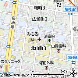 愛知県名古屋市昭和区北山町3丁目11周辺の地図