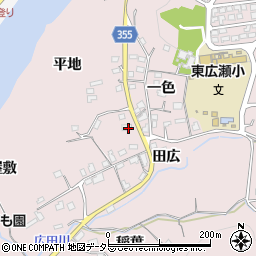 愛知県豊田市東広瀬町平地周辺の地図