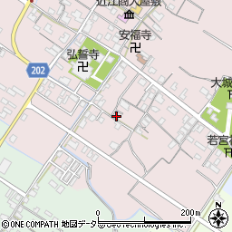 滋賀県東近江市五個荘金堂町537周辺の地図