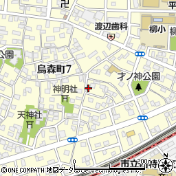 愛知県名古屋市中村区烏森町8丁目1009周辺の地図