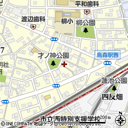 愛知県名古屋市中村区烏森町8丁目507周辺の地図