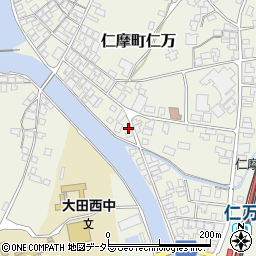 島根県大田市仁摩町仁万上本857周辺の地図