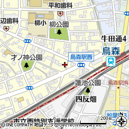 愛知県名古屋市中村区烏森町8丁目602周辺の地図