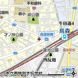 愛知県名古屋市中村区烏森町8丁目126周辺の地図