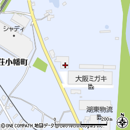 滋賀県東近江市五個荘小幡町50周辺の地図