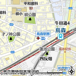 愛知県名古屋市中村区烏森町8丁目120周辺の地図