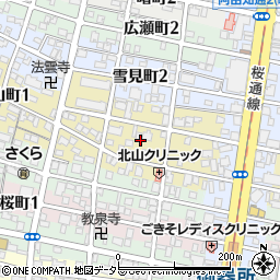 愛知県名古屋市昭和区北山町2丁目周辺の地図