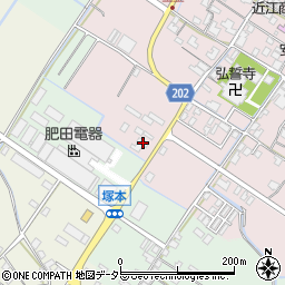 滋賀県東近江市五個荘金堂町940周辺の地図