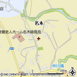 千葉県勝浦市名木107周辺の地図