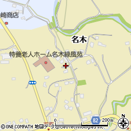千葉県勝浦市名木100周辺の地図
