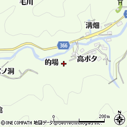 愛知県豊田市二タ宮町的場周辺の地図