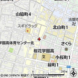 名古屋北山郵便局 ＡＴＭ周辺の地図