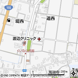 愛知県愛西市佐屋町道西200-3周辺の地図