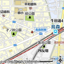 愛知県名古屋市中村区烏森町8丁目620周辺の地図