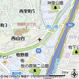 愛知県名古屋市名東区西山台914周辺の地図