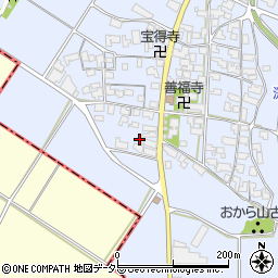滋賀県東近江市勝堂町1070周辺の地図