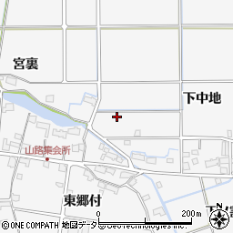 愛知県愛西市山路町周辺の地図