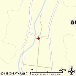 兵庫県丹波市春日町鹿場522周辺の地図