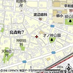 愛知県名古屋市中村区烏森町8丁目921周辺の地図