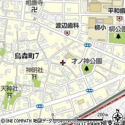 愛知県名古屋市中村区烏森町8丁目918周辺の地図