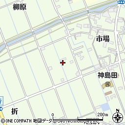 愛知県津島市中一色町市場46-1周辺の地図