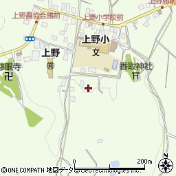 千葉県勝浦市植野周辺の地図