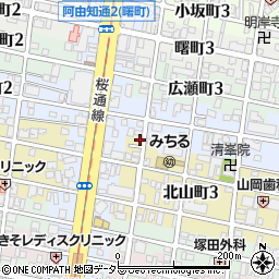 愛知県名古屋市昭和区北山町3丁目3周辺の地図