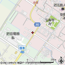 滋賀県東近江市五個荘金堂町935-3周辺の地図