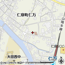 島根県大田市仁摩町仁万上本854周辺の地図