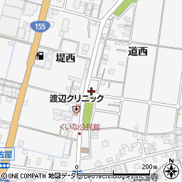 愛知県愛西市佐屋町道西186-4周辺の地図
