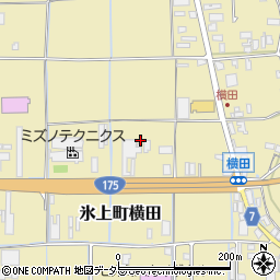 兵庫県丹波市氷上町横田604-2周辺の地図