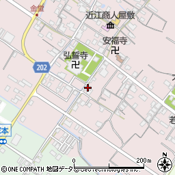 滋賀県東近江市五個荘金堂町528周辺の地図