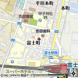 静岡県富士市富士町16-3周辺の地図
