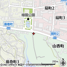 愛知県名古屋市名東区山香町115周辺の地図