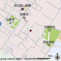 滋賀県東近江市五個荘金堂町207周辺の地図