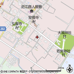 滋賀県東近江市五個荘金堂町515周辺の地図