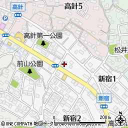 愛知銀行高針支店周辺の地図