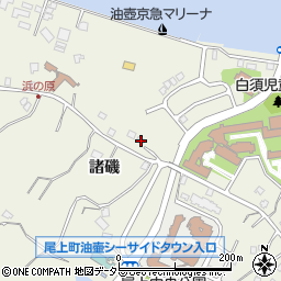 神奈川県三浦市三崎町諸磯1612周辺の地図