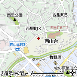 愛知県名古屋市名東区西山台108周辺の地図